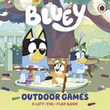 Bluey lift-the-flap book Outdoor Games, UK version