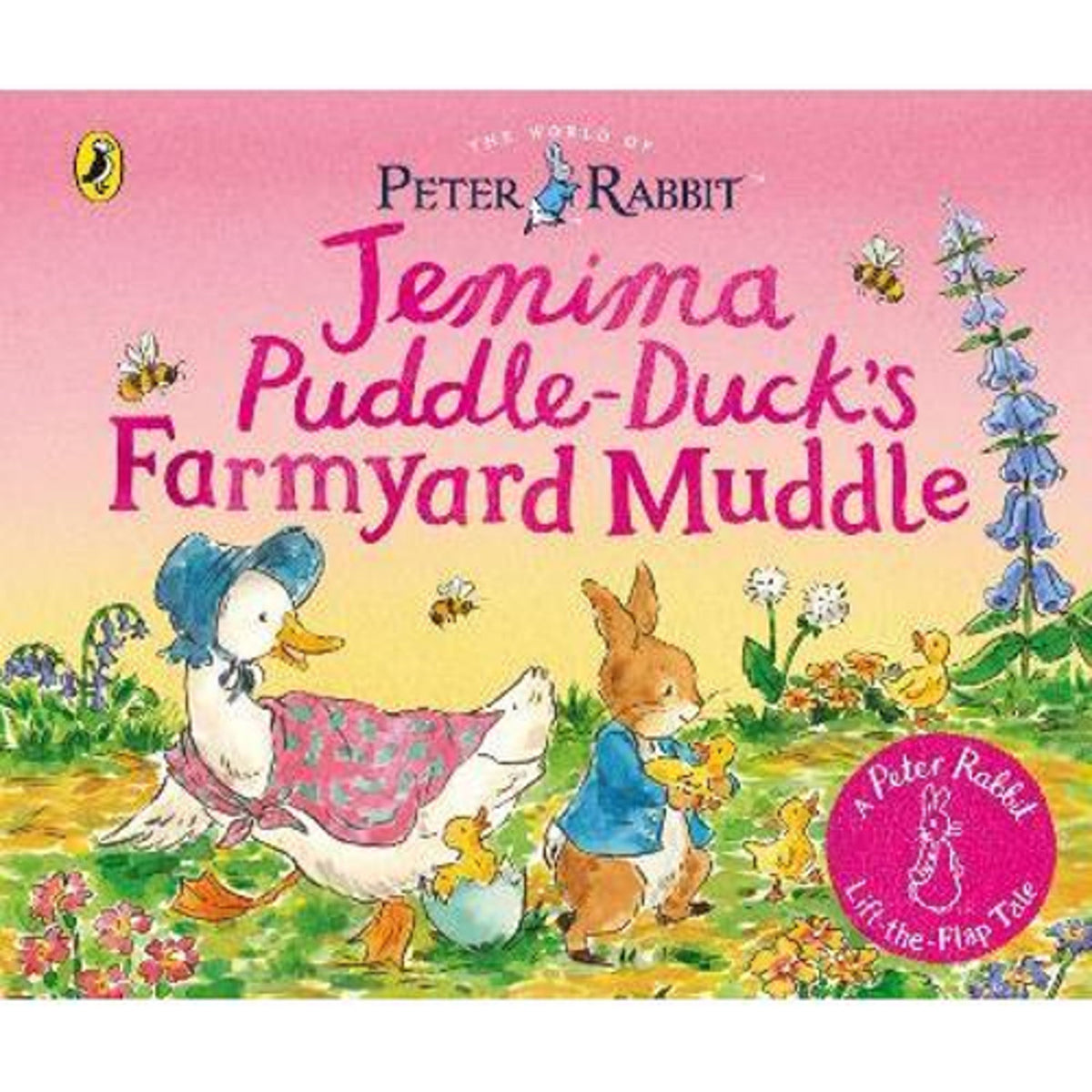 Beatrix Potter Jemima Puddle-Duck lift-the-flap book - British product
