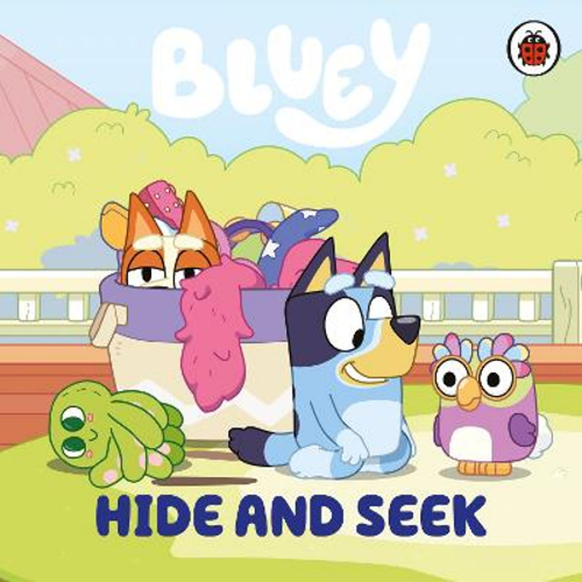 Bluey Hide and Seek children's board book (British brand)