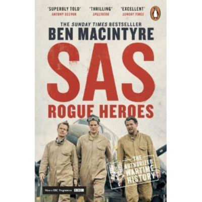 Ben Macintyre SAS Rogue Heroes paperback, imported from the UK