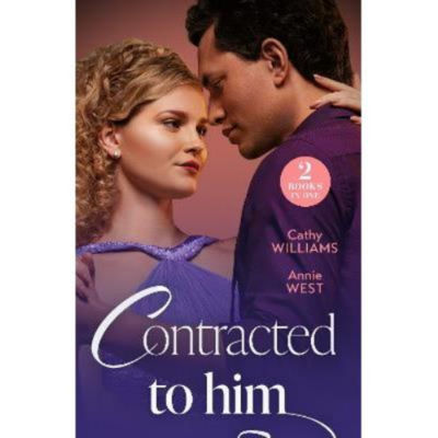 Contracted To Him paperback romance by Cathy Williams and Annie West, imported from the UK