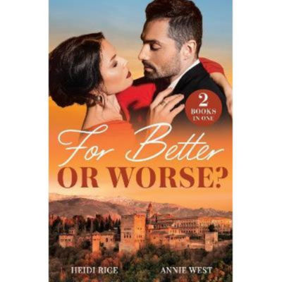 Heidi Rice Annie West For Better or Worse paperback, imported from the UK