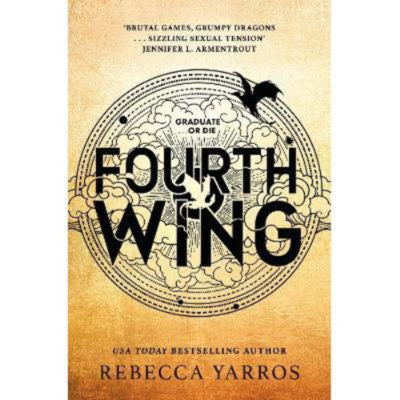 Rebecca Yarros Fourth Wing hardback fantasy novel, UK version