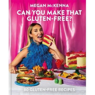 Megan McKenna hardback cookbook gluten-free recipes - British product