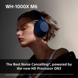 Sony WH-1000XM6 Noise-Cancelling Over-Ear Wireless Headphones - Olive Gray