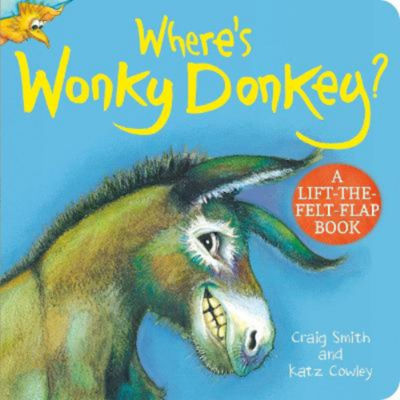 Wonky Donkey felt flap board book - British product