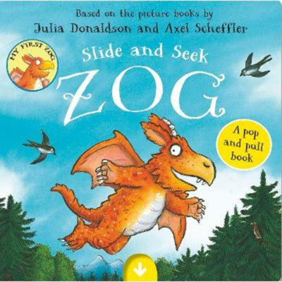 Julia Donaldson Zog Slide and Seek board book - British product