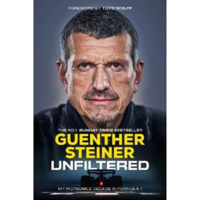 Unfiltered hardback book by Guenther Steiner, imported from the UK