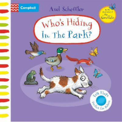 ASDA Axel Scheffler Who's Hiding in the Park Lift-the-Flap Book- Buy online at McGrocer