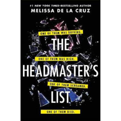 Melissa de la Cruz Headmaster's List YA thriller book - British product