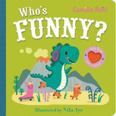 Camilla Reid Who's Funny? lift-the-flap book for toddlers, imported from the UK