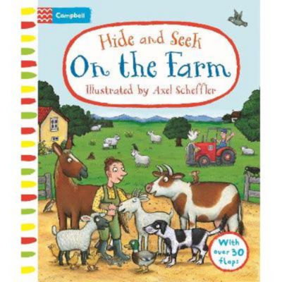 Interactive board book Hide and Seek On the Farm, UK version