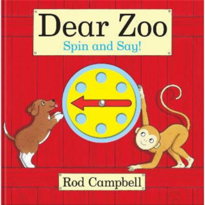 Rod Campbell Dear Zoo Spin and Say book, UK version