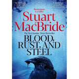 Stuart MacBride Blood Rust and Steel paperback crime novel, imported from the UK