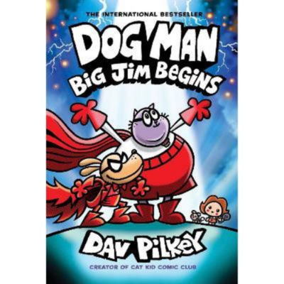 ASDA Dav Pilkey Dog Man Big Jim Begins Graphic Novel Book- Buy online at McGrocer