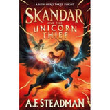 Skandar and the Unicorn Thief book by A.F. Steadman, UK version
