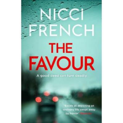 Nicci French Favour hardback thriller book, imported from the UK