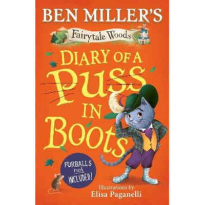 Ben Miller children's book Diary of a Puss in Boots (British brand)