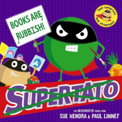 Sue Hendra Supertato Mini Adventures book cover - British product