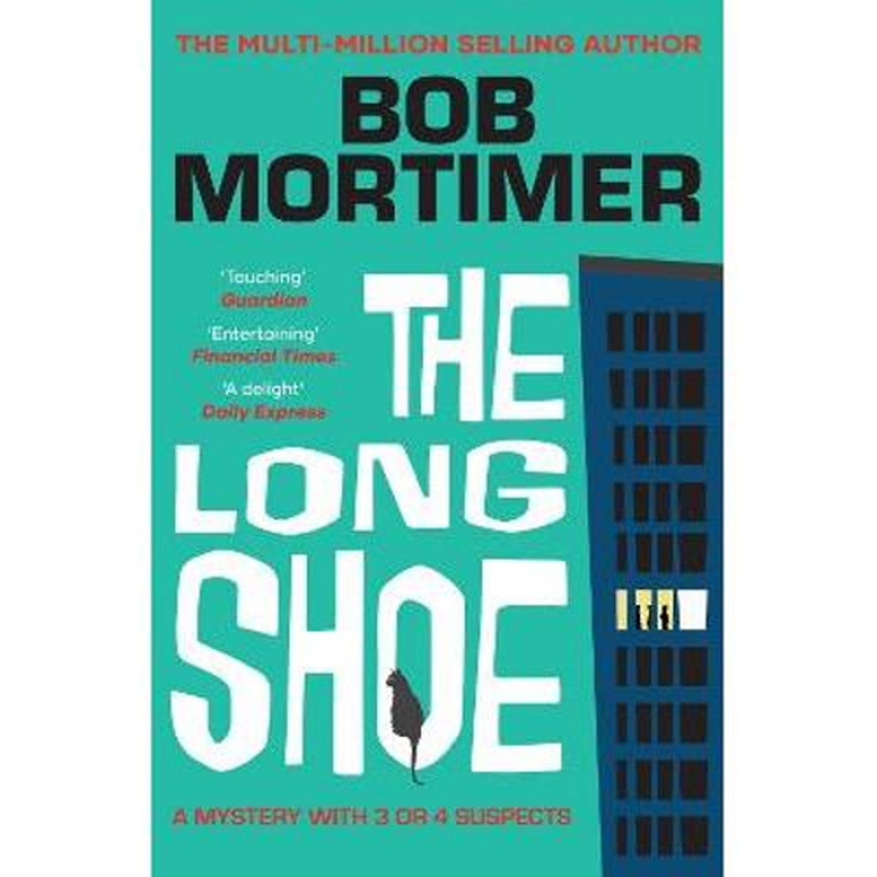 Bob Mortimer book Long Shoe paperback, imported from the UK