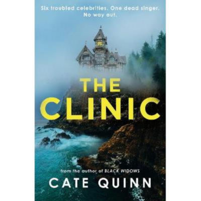 Cate Quinn paperback thriller Clinic, UK version