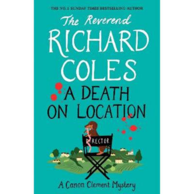 Death on Location hardback by Reverend Richard Coles (British brand)