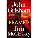 Framed John Grisham hardback book, imported from the UK