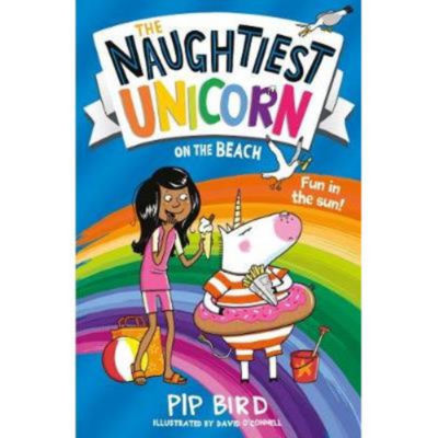 Pip Bird Naughtiest Unicorn on the Beach children's book - British product
