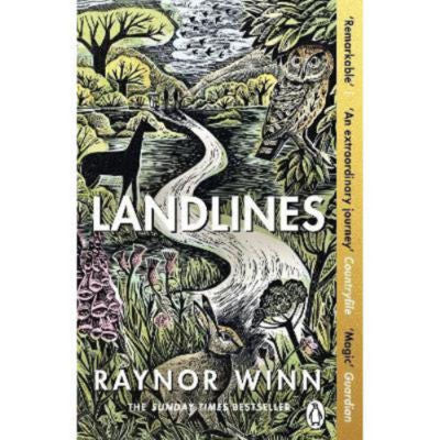 Raynor Winn Landlines paperback book, UK version