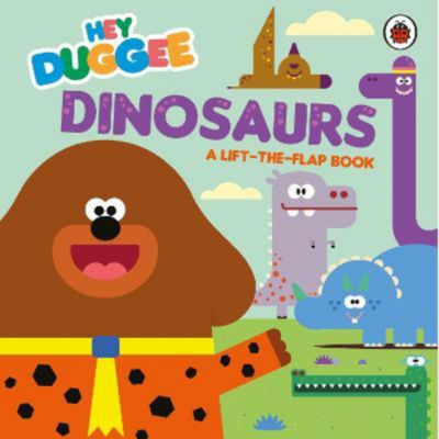 Hey Duggee dinosaurs lift-the-flap book, UK version