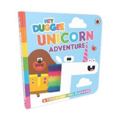 Hey Duggee touch-and-feel book unicorn adventure, UK version