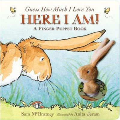 Guess How Much I Love You finger puppet board book, UK version