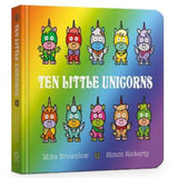 Ten Little Unicorns board book by Mike Brownlow, imported from the UK