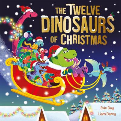 Evie Day Twelve Dinosaurs of Christmas picture book (British brand)