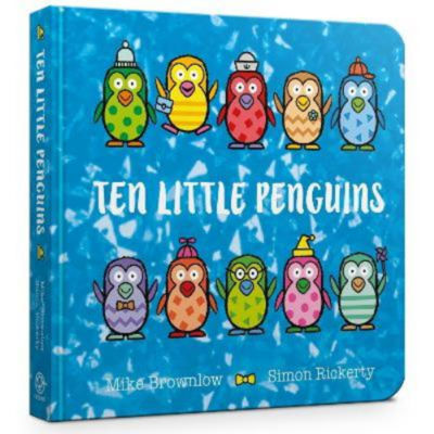 Ten Little Penguins board book from Mike Brownlow (British brand)