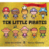 Ten Little Pirates 10th anniversary counting rhyme book, imported from the UK