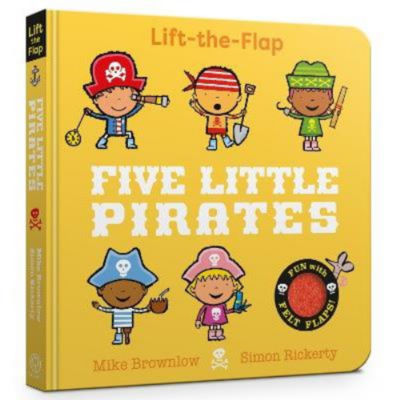 Five Little Pirates board book by Mike Brownlow (British brand)