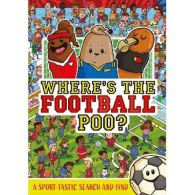 ASDA Alex Hunter Kids Where's the Football Poo Search and Find Book- Buy online at McGrocer