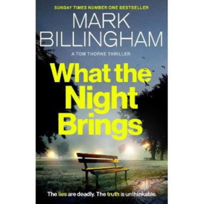Mark Billingham hardback What the Night Brings crime novel - British product