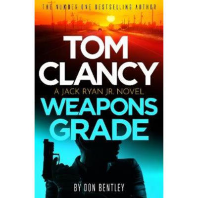 Tom Clancy thriller novel paperback (British brand)