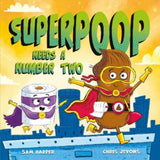 Sam Harper Superpoop children's book, imported from the UK