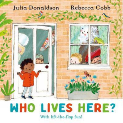 Julia Donaldson Who Lives Here lift-the-flap children's book (British brand)