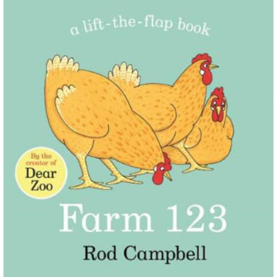 Rod Campbell Farm 123 board book counting farm animals (British brand)