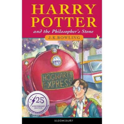 J.K. Rowling Harry Potter 25th Anniversary hardback book, imported from the UK