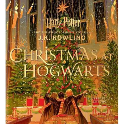 J.K. Rowling Christmas at Hogwarts illustrated book (British brand)