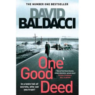 David Baldacci Paperback Novel One Good Deed, imported from the UK