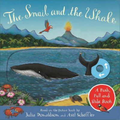 Julia Donaldson Snail and Whale push pull slide board book (British brand)