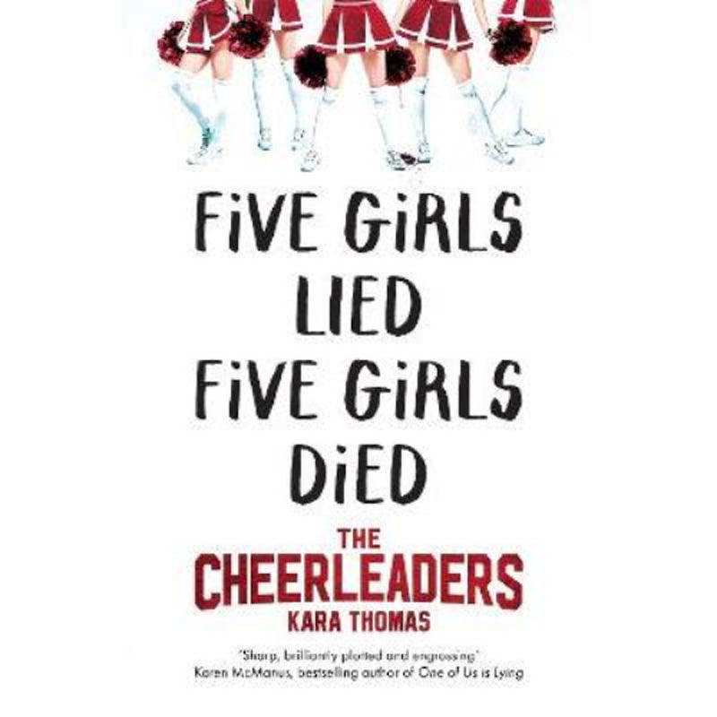 Kara Thomas Cheerleaders thriller book cover - British product