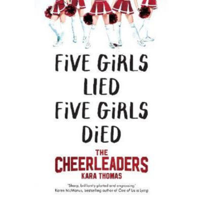 Kara Thomas Cheerleaders thriller book cover - British product