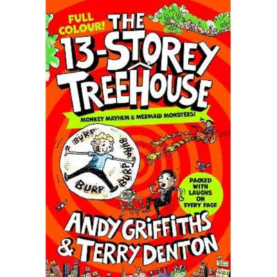 Andy Griffiths 13-Storey Treehouse colour edition book, UK version